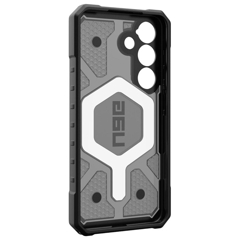 Husa Samsung Galaxy S25 UAG Pathfinder Clear MagSafe, Ash / Black