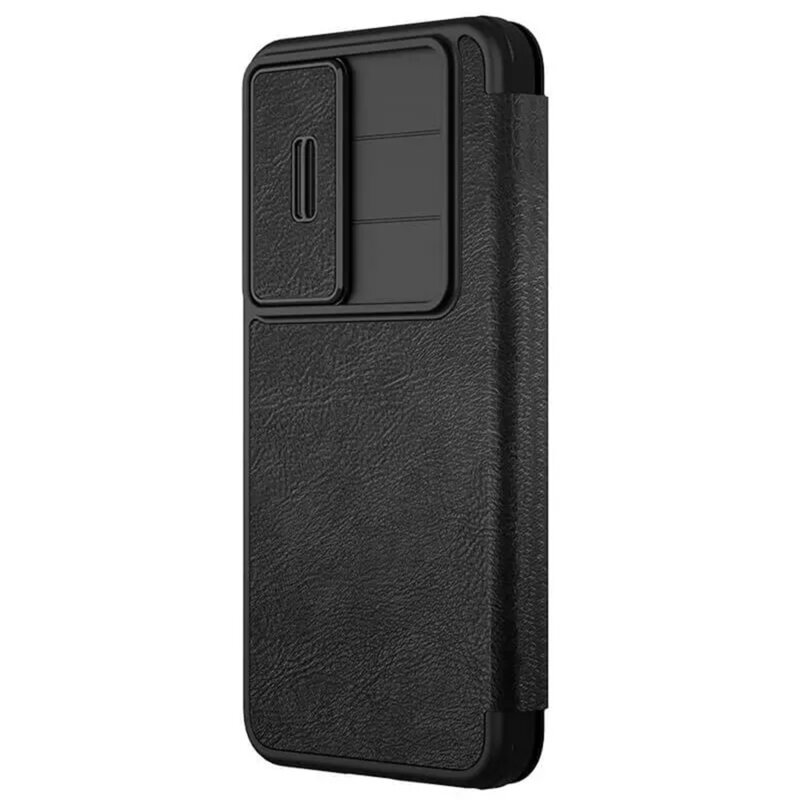 Husa Samsung Galaxy S25 Plus Nillkin Qin Pro Leather Case, negru