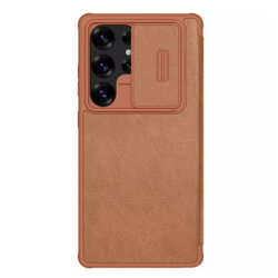 Husa Samsung Galaxy S25 Ultra Nillkin Qin Pro Leather Case, maro