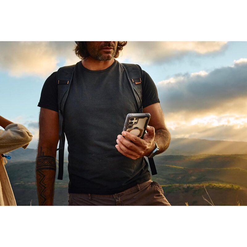 Husa Samsung Galaxy S25 UAG Plasma XTE MagSafe, Ash Titanium