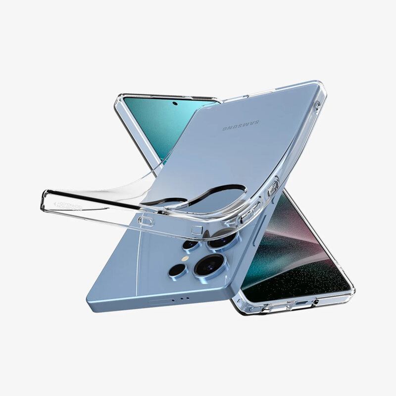 Husa Samsung Galaxy S25 Ultra Spigen Liquid Crystal, transparenta