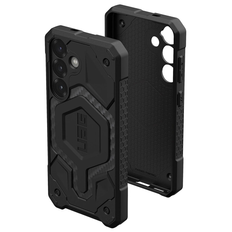 Husa Samsung Galaxy S25 UAG Monarch Pro MagSafe, Carbon Fiber