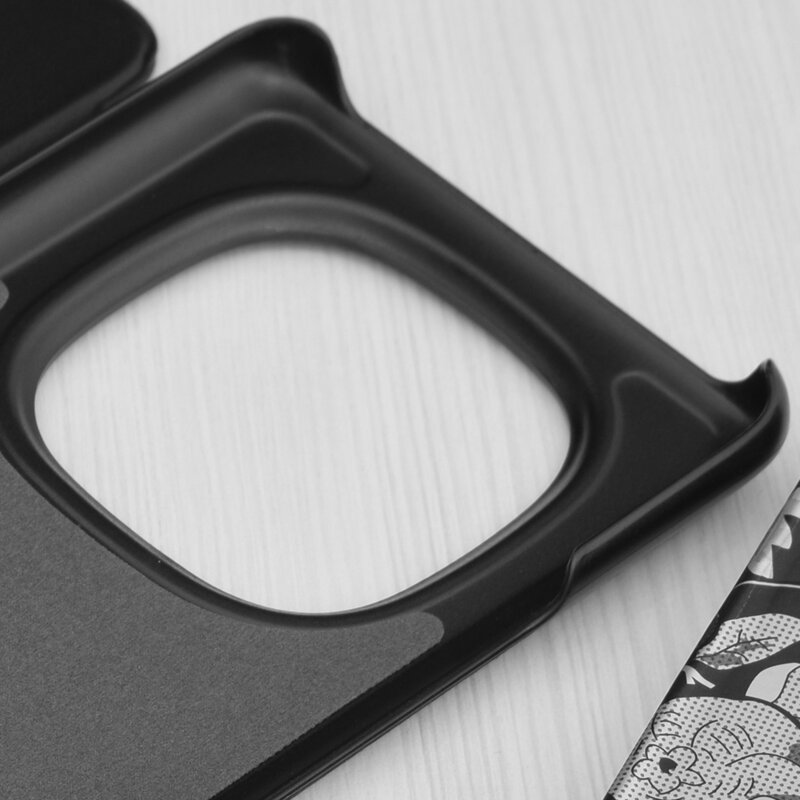 Husa Xiaomi Redmi Note 14 Pro+ 5G Eco Leather View flip tip carte, negru