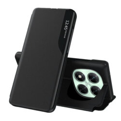 Husa Xiaomi Poco X7 Eco Leather View flip tip carte, negru