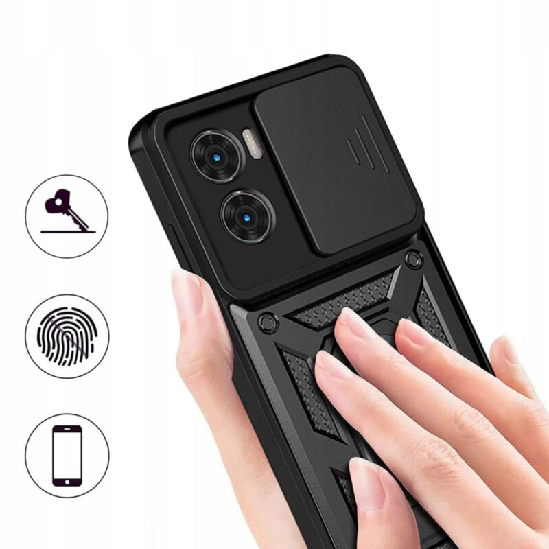 Husa Xiaomi Poco X7 Pro protectie camera Techsuit CamShield Series, negru