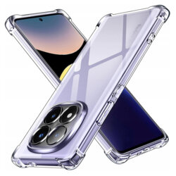 Husa Xiaomi Redmi Note 14 Pro+ 5G Techsuit Shockproof Clear Silicone, transparenta