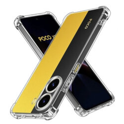 Husa Xiaomi Poco X7 Pro Techsuit Shockproof Clear Silicone, transparenta