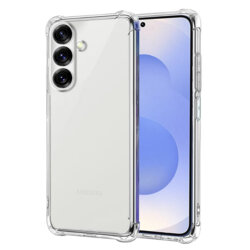 Husa Samsung Galaxy S25 Techsuit Shockproof Clear Silicone, transparenta