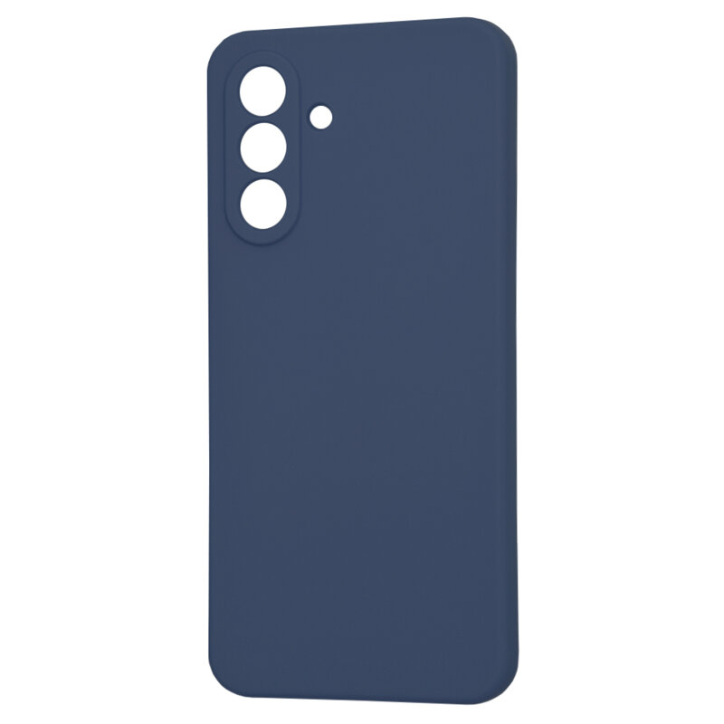 Husa silicon Samsung Galaxy A56 5G Techsuit SoftFlex MagSafe, bleumarin