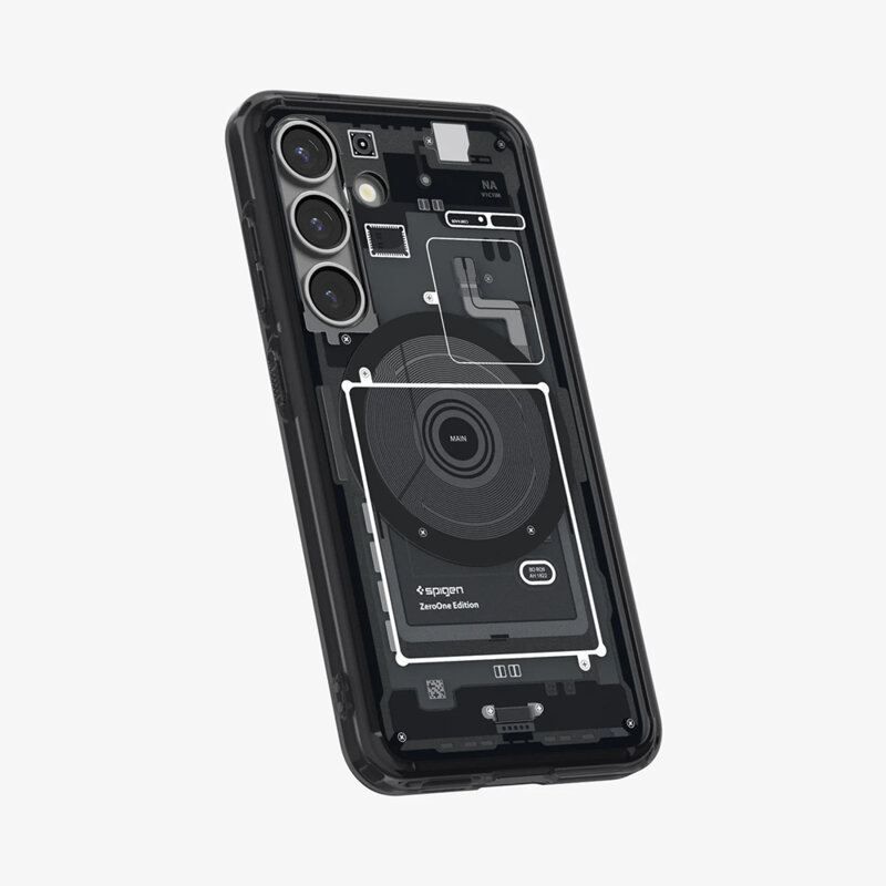 Husa Samsung Galaxy S25 Spigen Ultra Hybrid Zero One MagSafe, negru