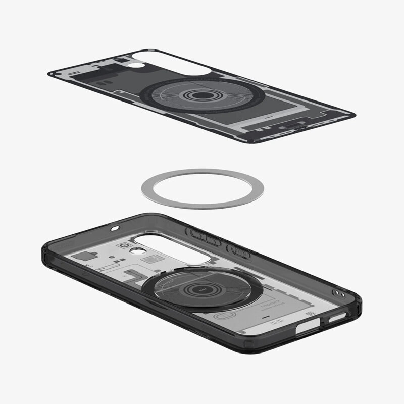 Husa Samsung Galaxy S25 Spigen Ultra Hybrid Zero One MagSafe, negru