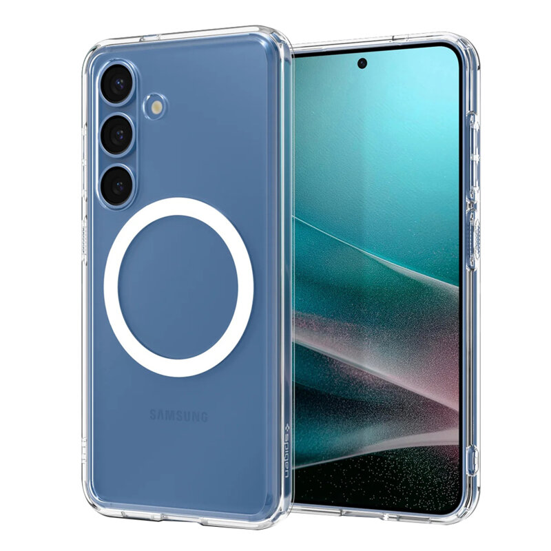 Husa Samsung Galaxy S25 Spigen Ultra Hybrid MagSafe, transparenta