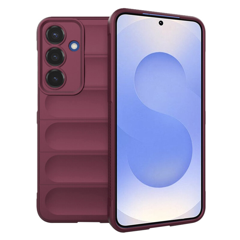 Husa Samsung Galaxy S25 Techsuit Magic Shield, bordo