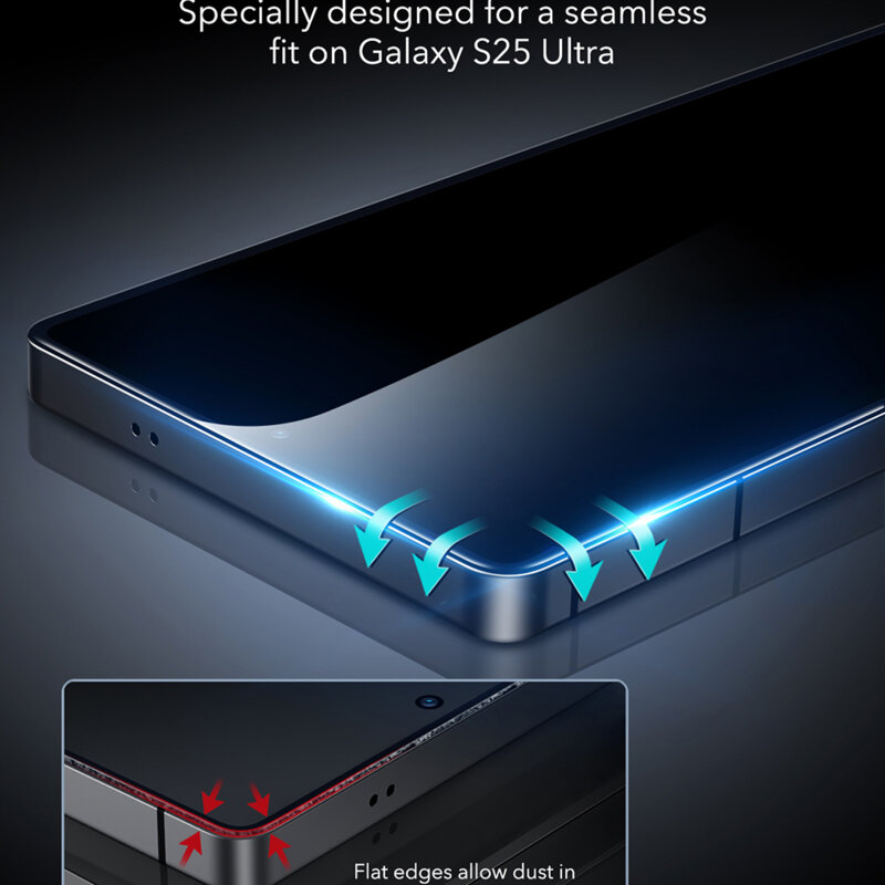 Folie sticla Samsung Galaxy S25 Ultra ESR Tempered Glass, privacy