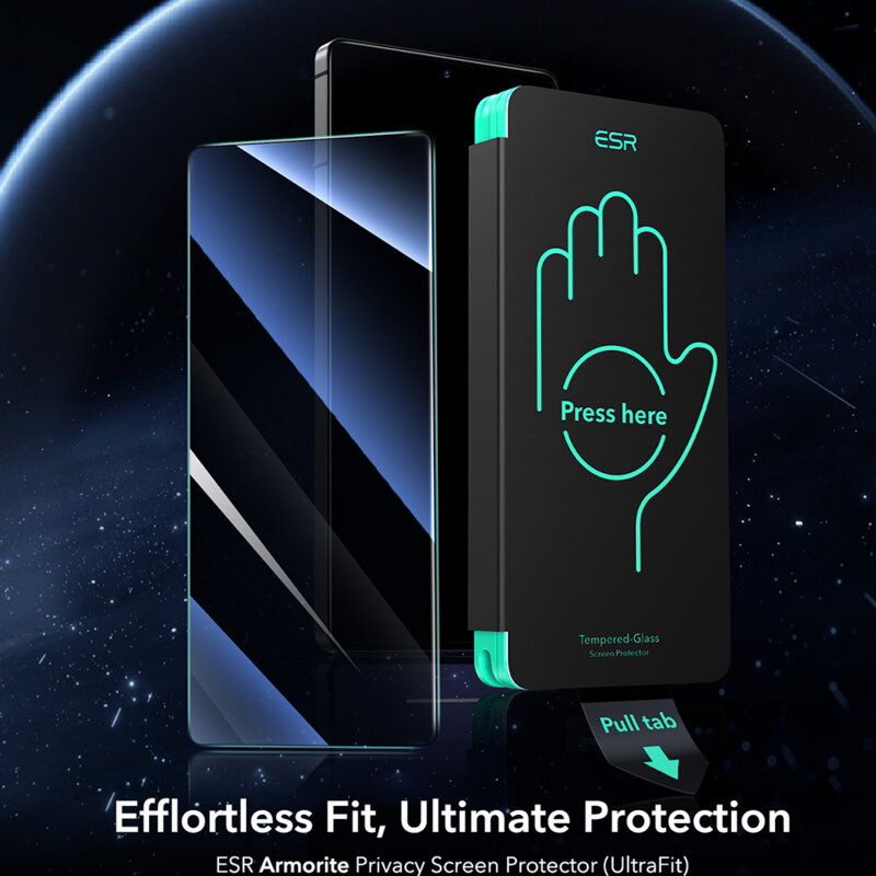 Folie sticla Samsung Galaxy S25 Ultra ESR Tempered Glass, privacy