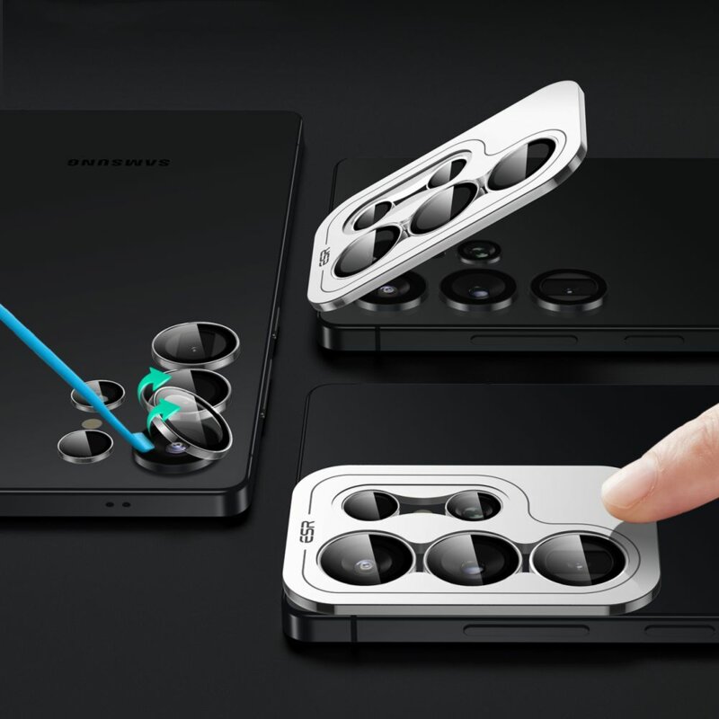 Folie sticla camera Samsung Galaxy S25 Ultra ESR Armorite Camera Lens Protectors, transparenta