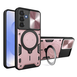 Husa Samsung Galaxy S25 Techsuit CamGuard Pro, roz auriu