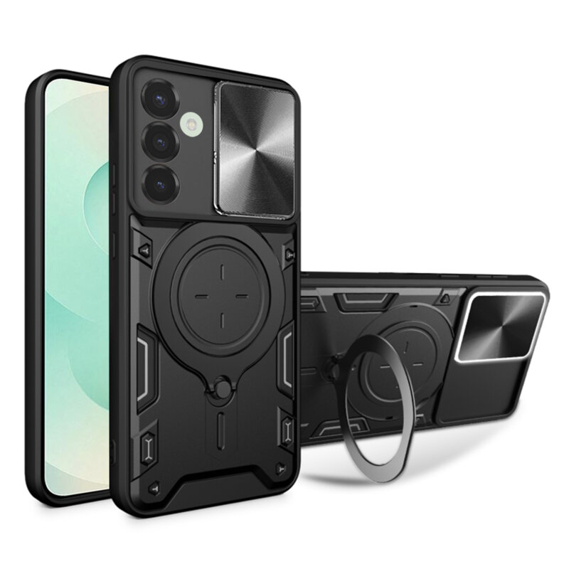 Husa Samsung Galaxy S25 Plus Techsuit CamGuard Pro, negru