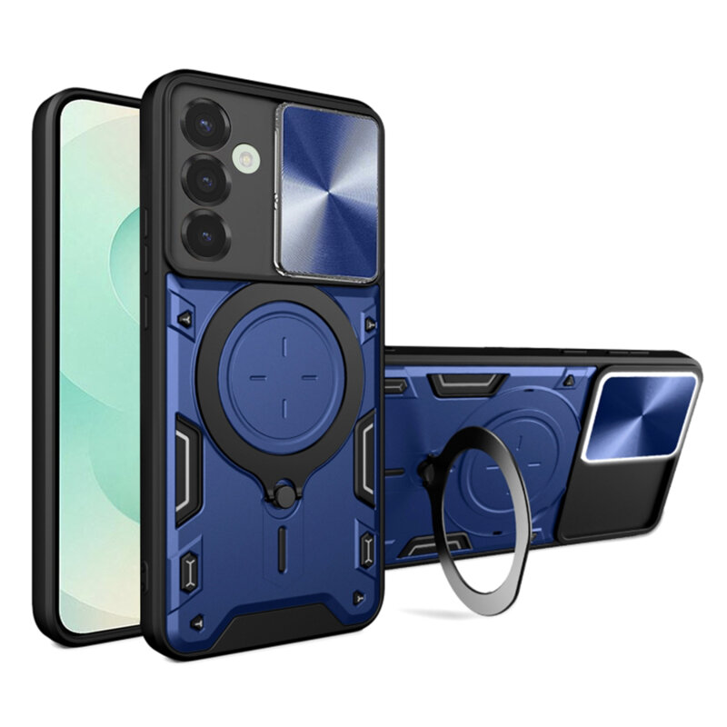 Husa Samsung Galaxy S25 Plus Techsuit CamGuard Pro, albastru