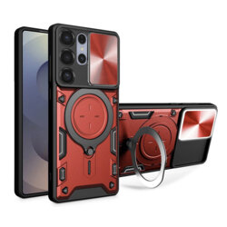 Husa Samsung Galaxy S25 Ultra Techsuit CamGuard Pro, rosu