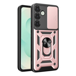 Husa Samsung Galaxy S25 Plus protectie camera Techsuit CamShield Series, roz
