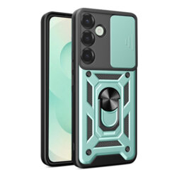 Husa Samsung Galaxy S25 Plus protectie camera Techsuit CamShield Series, verde