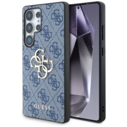 Husa originala Guess Samsung Galaxy S25 Ultra Hardcase 4G Big Logo, albastru, GUHCS25L4GMGBL