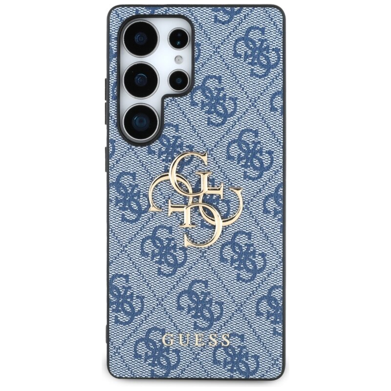 Husa originala Guess Samsung Galaxy S25 Ultra Hardcase 4G Big Logo, albastru, GUHCS25L4GMGBL