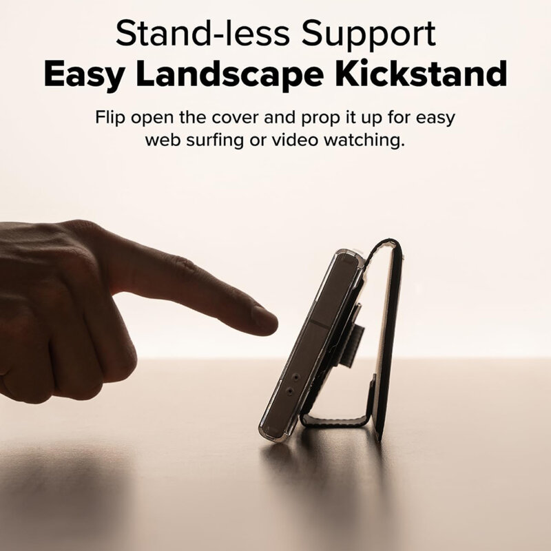 Husa Samsung Galaxy S24 Ultra Ringke Folio Grip Wallet Magnetic, negru