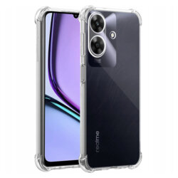 Husa Realme Note 60 Techsuit Shockproof Clear Silicone, transparenta