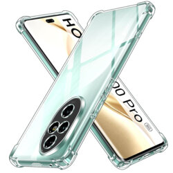 Husa Honor 200 Pro Techsuit Shockproof Clear Silicone, transparenta