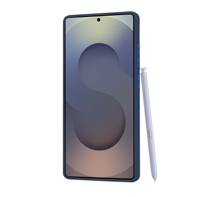 Husa Samsung Galaxy S25 Ultra Techsuit HaloFrost MagSafe Series, bleumarin