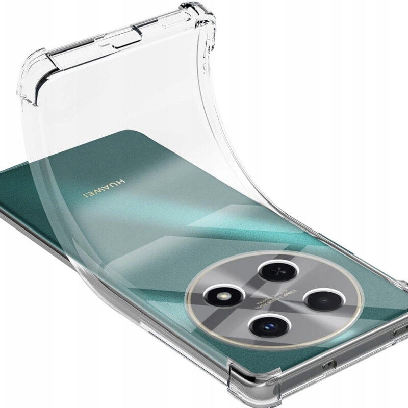 Husa Huawei nova 12i Techsuit Shockproof Clear Silicone, transparenta