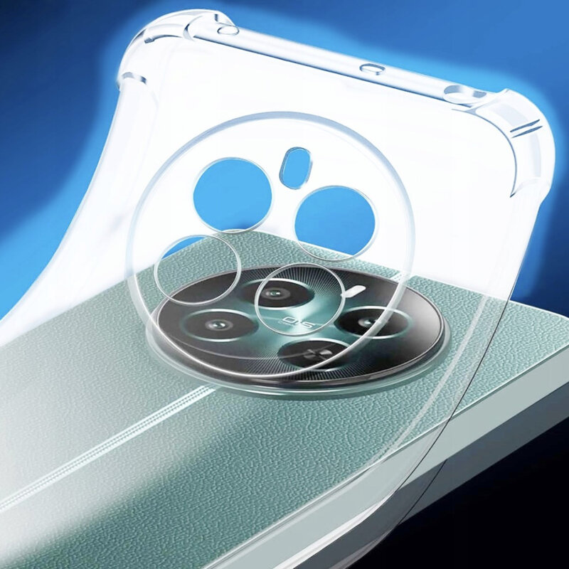 Husa Realme 12 4G Techsuit Shockproof Clear Silicone, transparenta