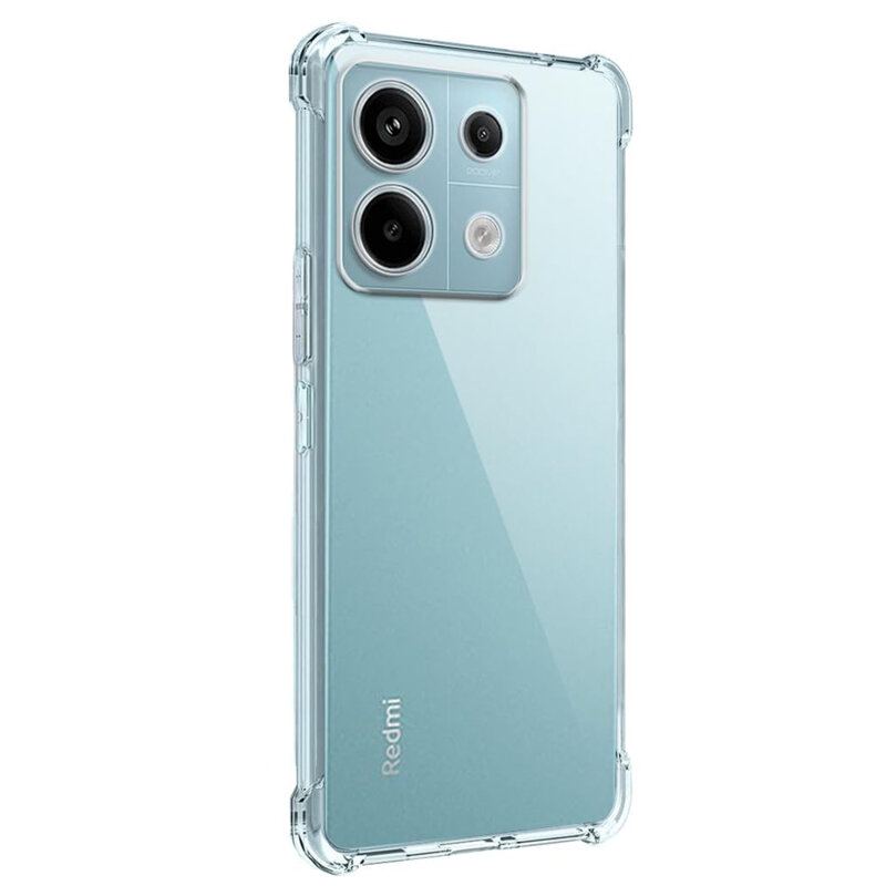 Husa Xiaomi Redmi Note 13 Pro 5G Techsuit Shockproof Clear Silicone, transparenta