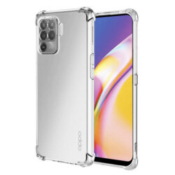 Husa Oppo A94 4G Techsuit Shockproof Clear Silicone, transparenta
