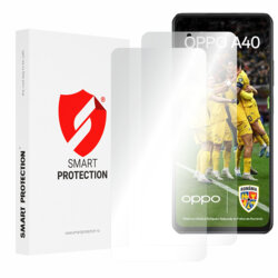 [Pachet 2x] Folie regenerabila premium Oppo A40 4G Smart Protection Classic, transparenta