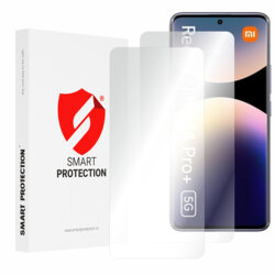 [Pachet 2x] Folie regenerabila premium Xiaomi Redmi Note 14 Pro+ 5G Smart Protection Classic, transparenta