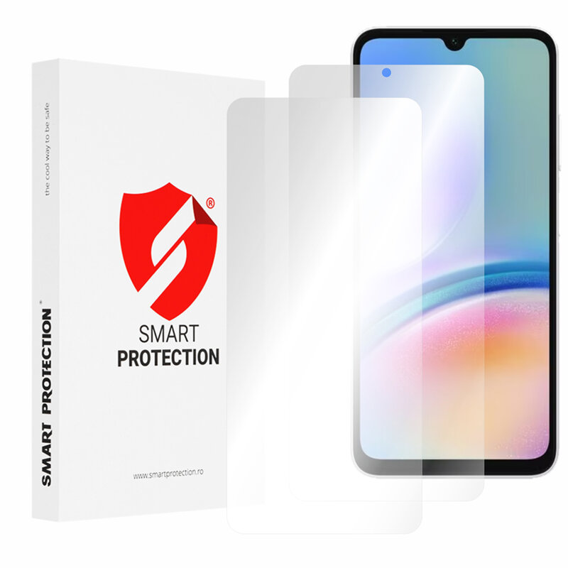 [Pachet 2x] Folie regenerabila premium Samsung Galaxy A05 Smart Protection Classic, transparenta