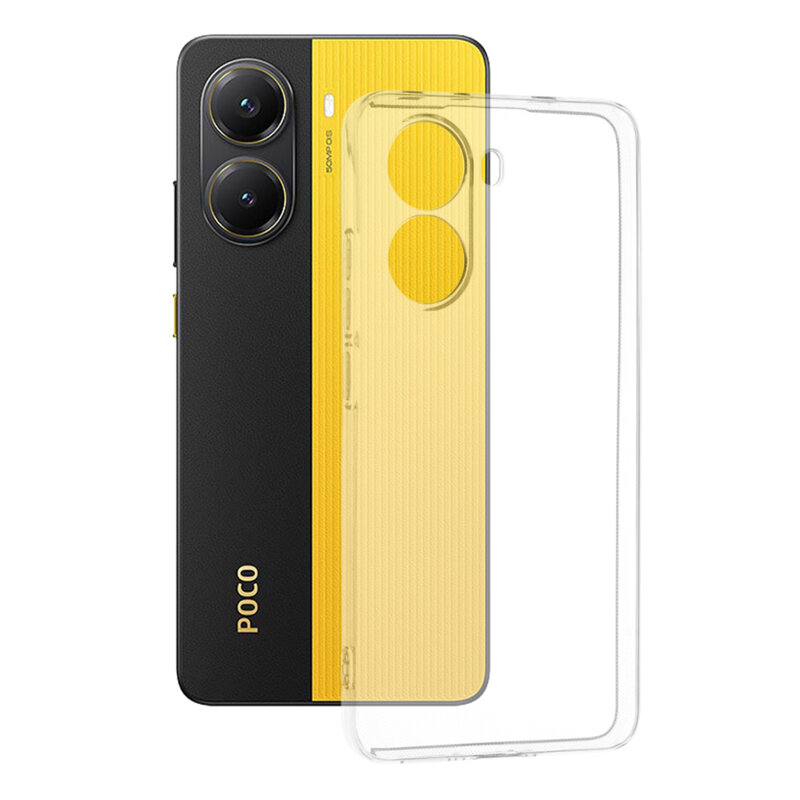 Husa Xiaomi Poco X7 Pro Techsuit Clear Silicone, transparenta