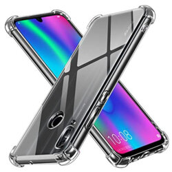 Husa Huawei P Smart 2019 Techsuit Shockproof Clear Silicone, transparenta