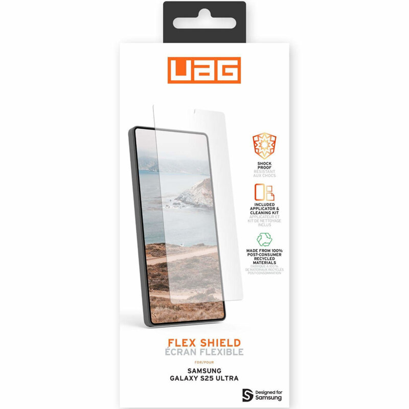 Folie Samsung Galaxy S25 Ultra UAG Flex Shield Eco, transparenta