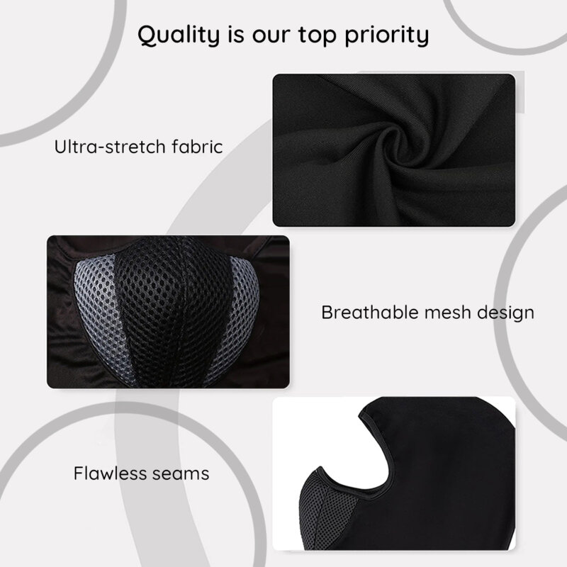 Cagula tactica, masca protectie pentru airsoft Techsuit, negru