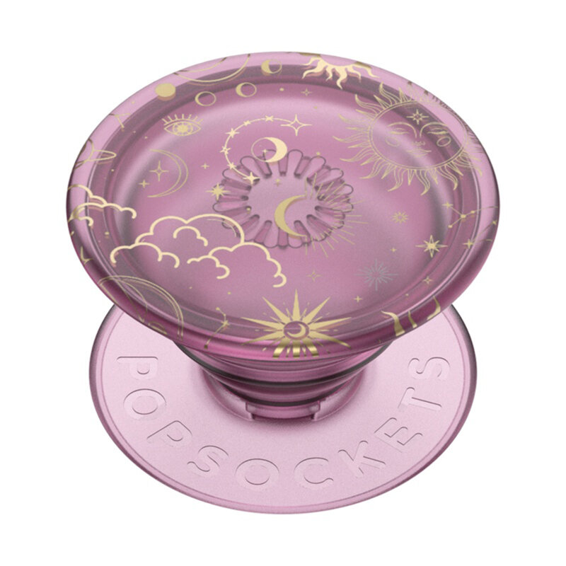 Popsockets original, suport cu functii multiple, Translucent Celestial Mauve