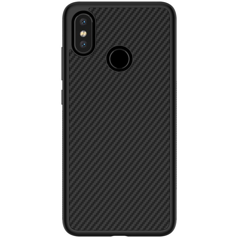 Husa Xiaomi Mi 8 Nillkin Synthetic Fiber - Black