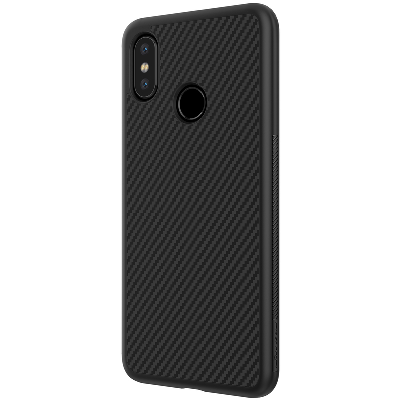 Husa Xiaomi Mi 8 Nillkin Synthetic Fiber - Black