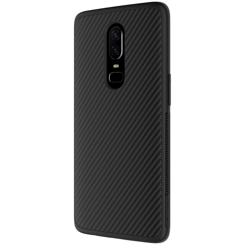 Husa OnePlus 6 Nillkin Synthetic Fiber - Black