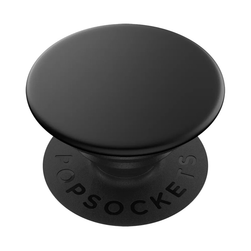 Popsockets original, suport cu functii multiple, Black Aluminum