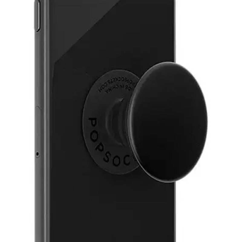 Popsockets original, suport cu functii multiple, Black Aluminum