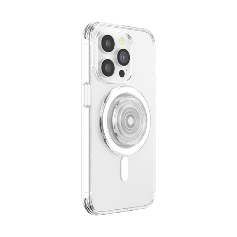 Popsockets original, suport cu functii multiple, Magnetic MagSafe Clear